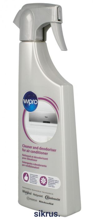 Спрей очисник і дезодоратор для кондиціонера Wpro 500ml Whirlpool (484000008642) 484000008642 фото
