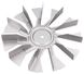 Крильчатка вентилятора для духовки (металева) D=126mm d отв.=6mm Zanussi (3581960980) 22788 фото 1