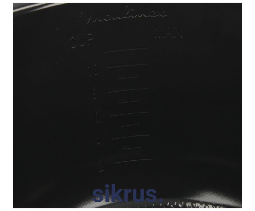 Чаша для мультиварки 5L (керамика) D=240mm H=140mm Moulinex черный (SS-994502) 07521 фото