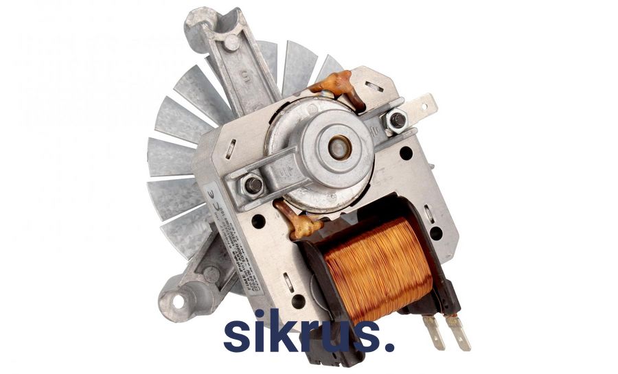 Двигатель вент. конвекции + крыльчатка для духовки 240V 25W Indesit (C00081589) 09128 фото
