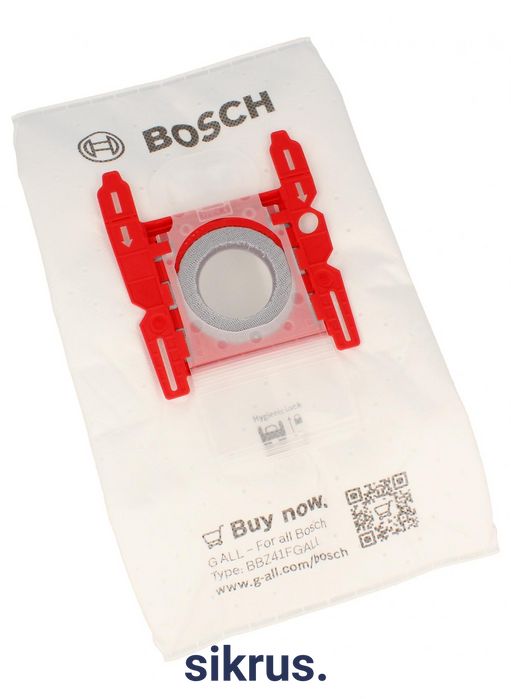 Мішок для пилососу (4 шт.) Bosch (17003048) 17003048 фото