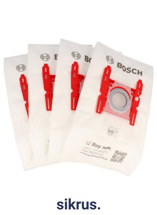 Мішок для пилососу (4 шт.) Bosch (17003048) 17003048 фото