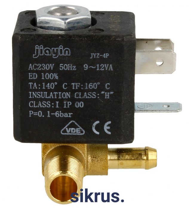 Клапан електромагнітний для парогенератора JIAYIN JYZ-4P 230V 9-12VA Philips (423902274731) 15504 фото
